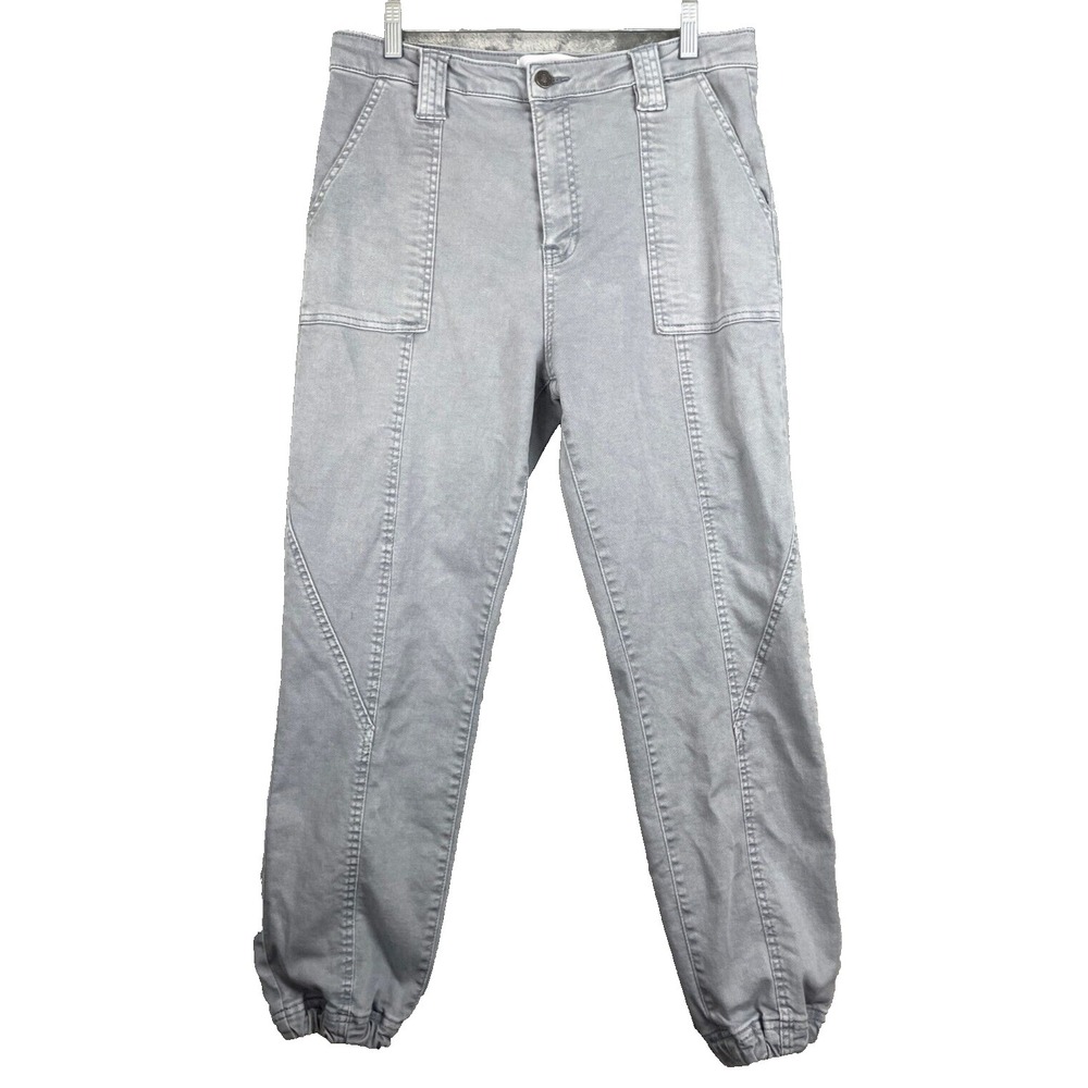 Kancan Joggers Pants Womens 9/28 Gray‎ Athleisure Cotton Stretch Casual Comfort